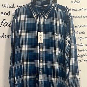 Plaid shirt new never worn Ralph Lauren 2xl